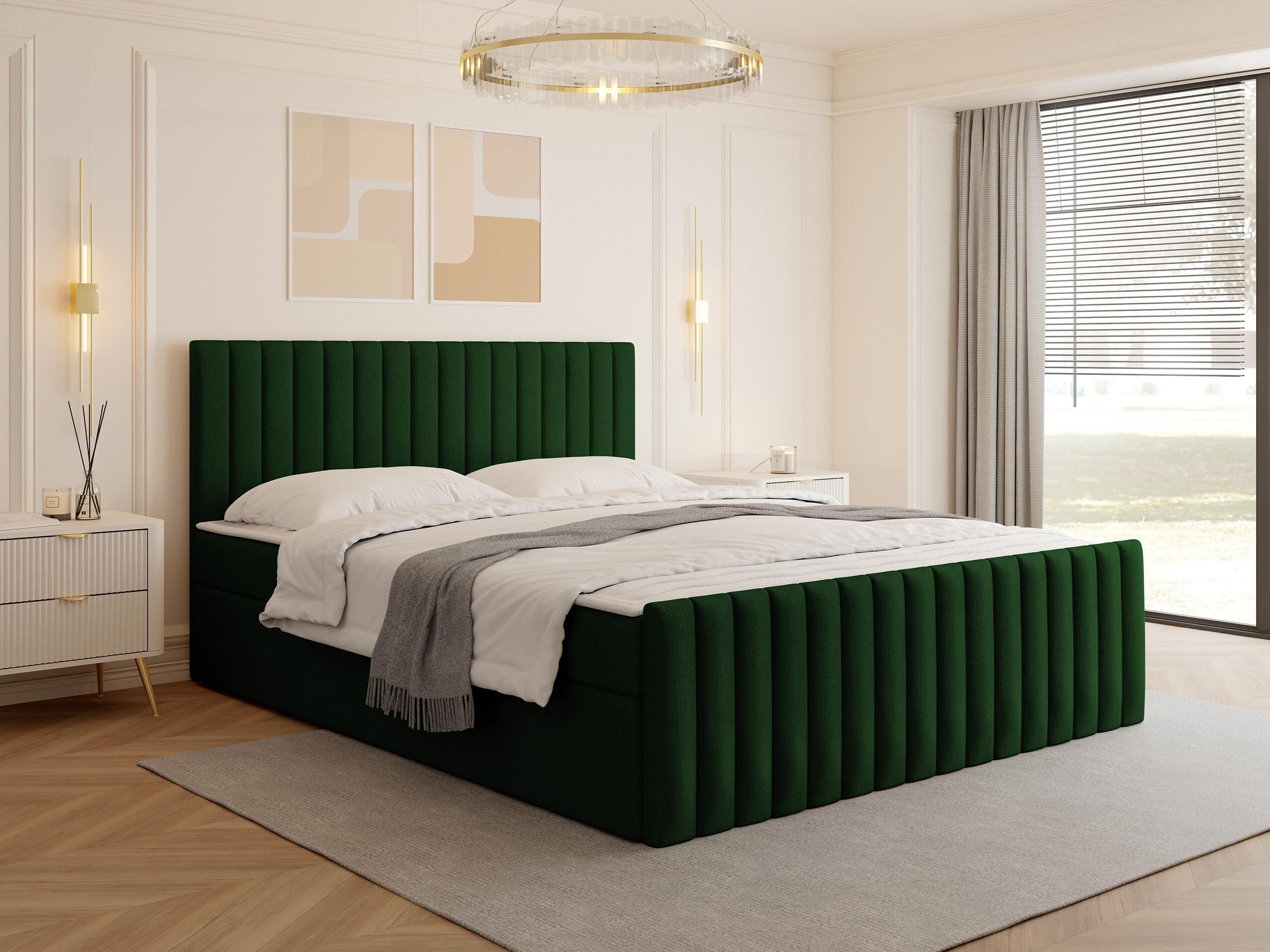 Boxspring postelja Comfivo Apis II (Polo 889)
