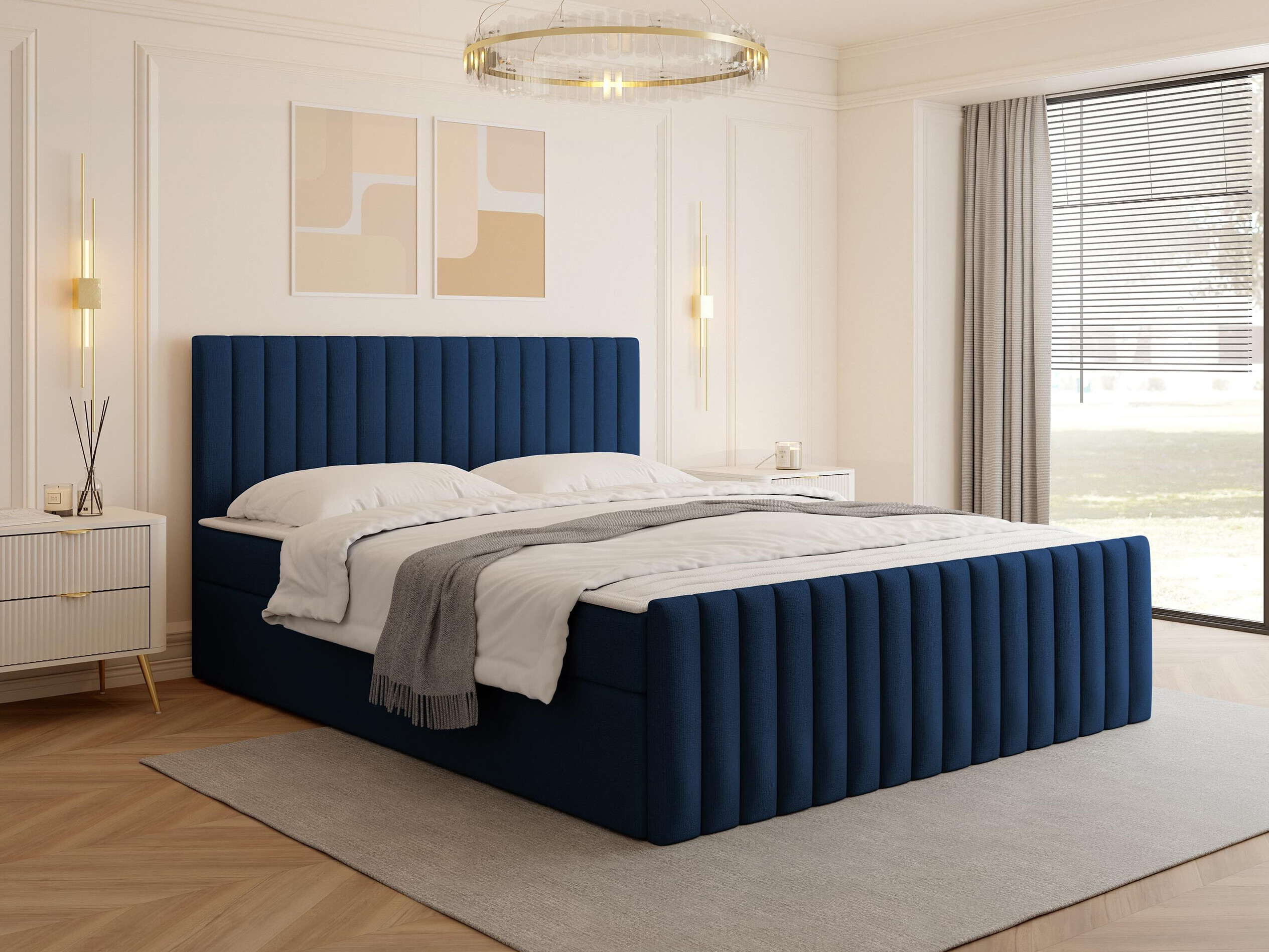 Boxspring postelja Comfivo Apis II (Polo 891)