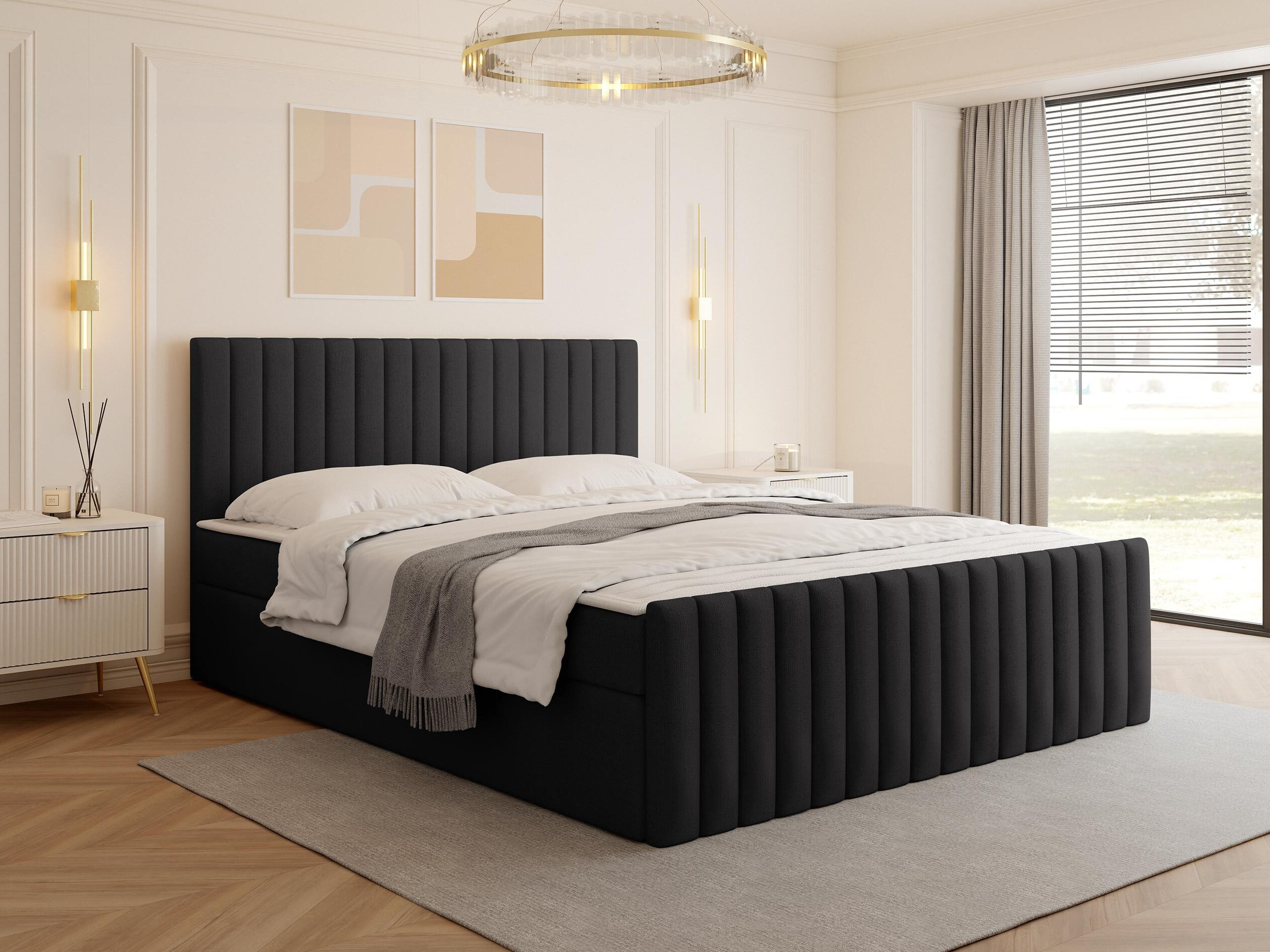 Boxspring postelja Comfivo Apis II (Polo 897)