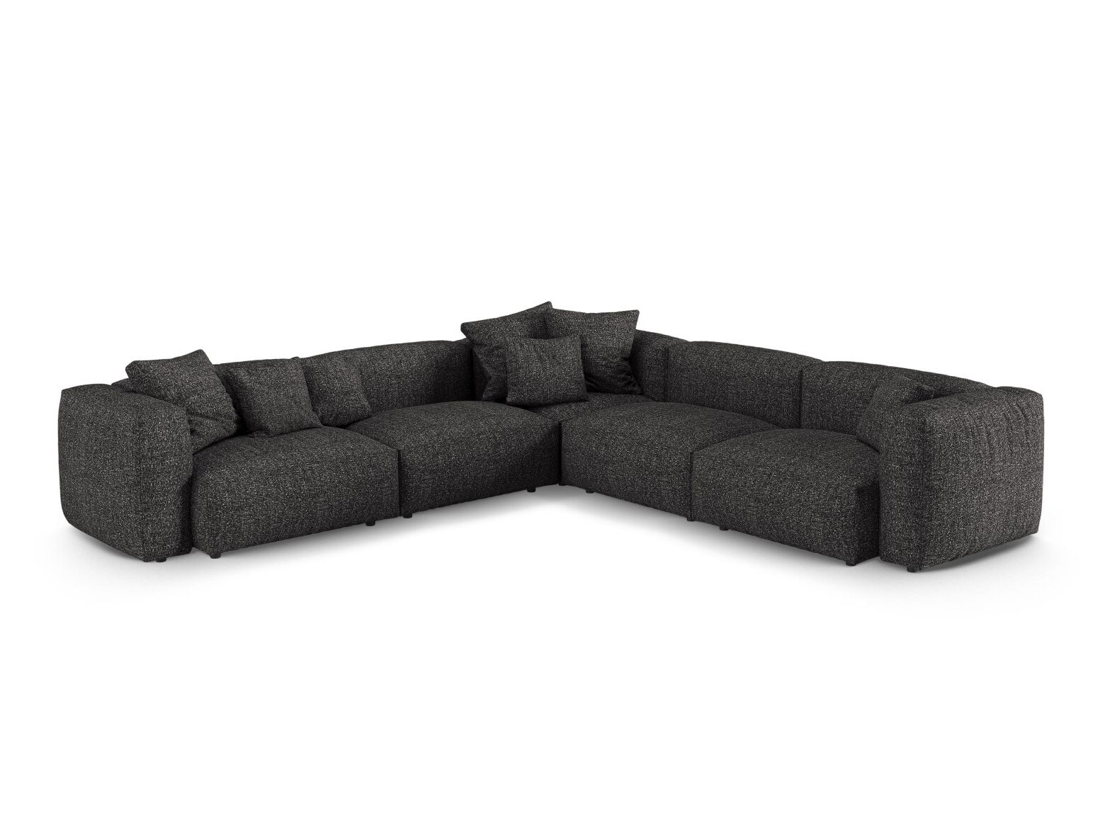 Modularna kotna sedežna garnitura Sorcoro 131 (Monet Anthracite)