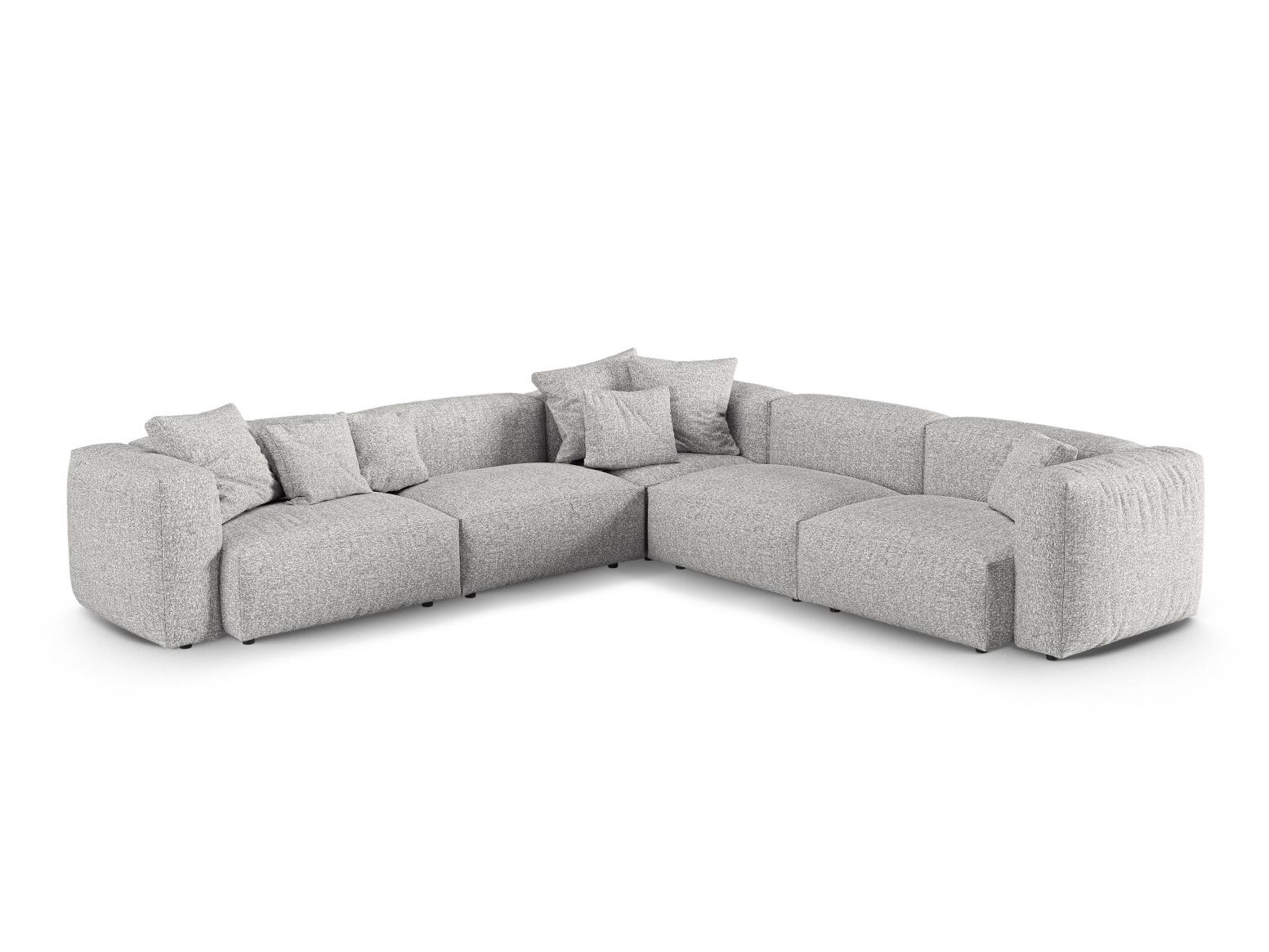 Modularna kotna sedežna garnitura Sorcoro 131 (Monet Silver)