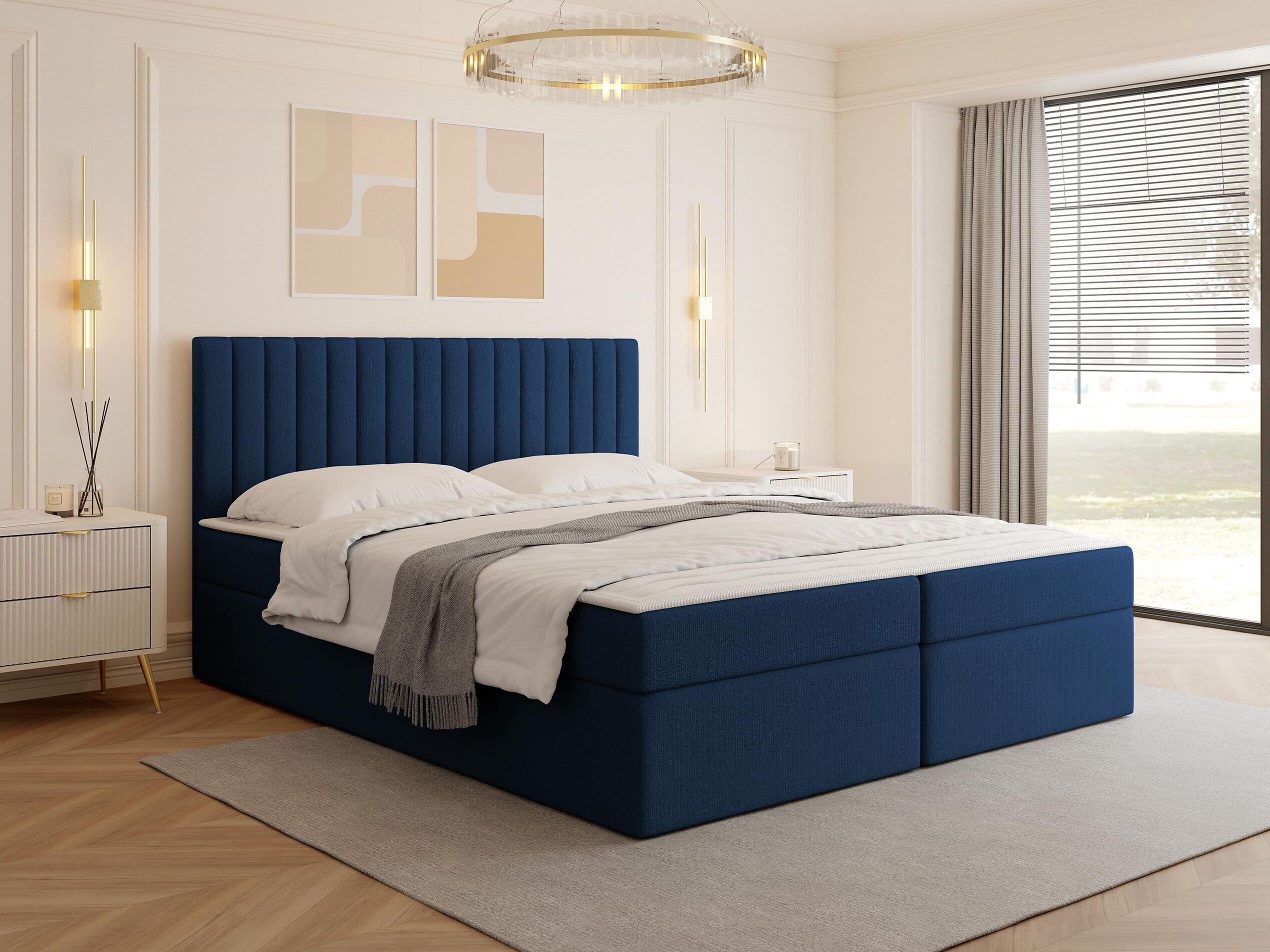 Boxspring postelja Comfivo Apis I (Polo 891)