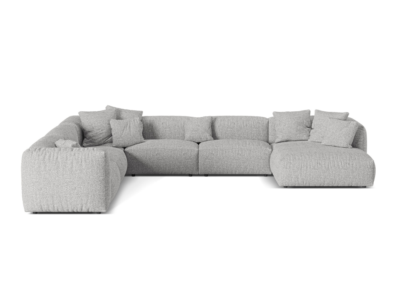 Modularna kotna sedežna garnitura Sorcoro 132 (Monet Silver)