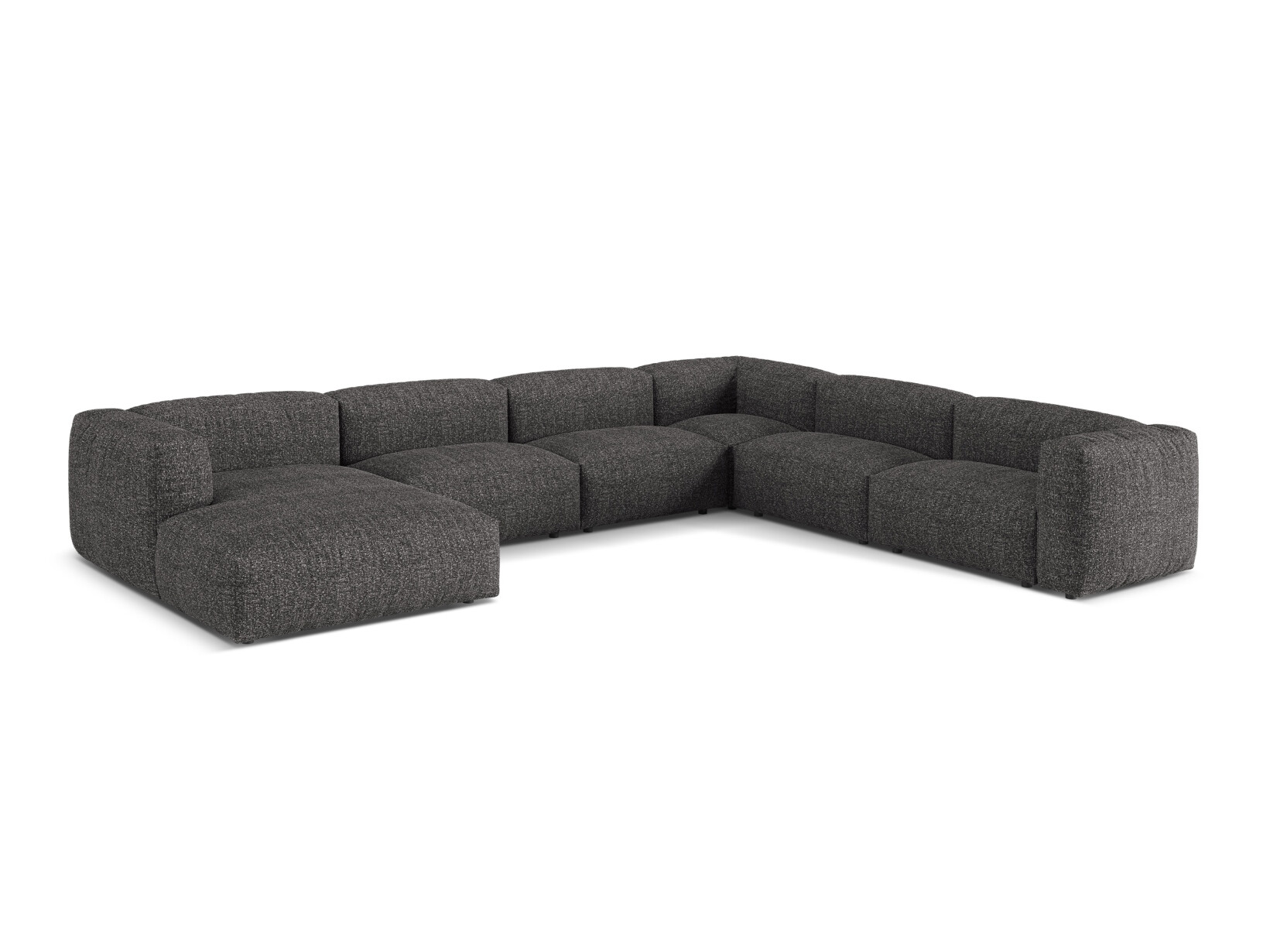 Modularna kotna sedežna garnitura Sorcoro 132 (Monet Anthracite)