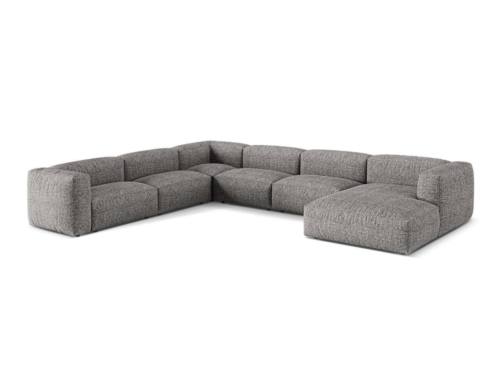 Modularna kotna sedežna garnitura Sorcoro 132 (Monet Graphite)