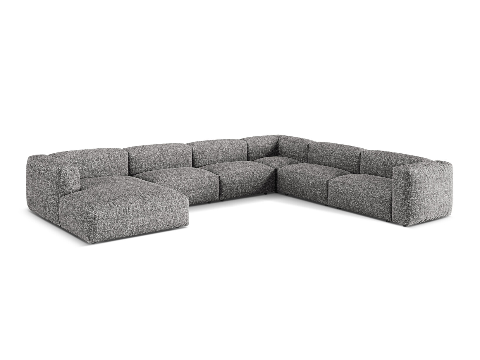 Modularna kotna sedežna garnitura Sorcoro 132 (Monet Graphite)