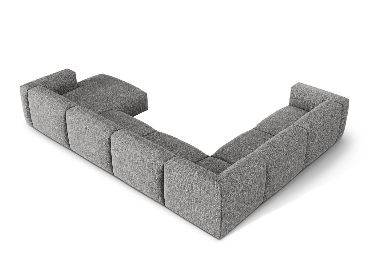 Modularna kotna sedežna garnitura Sorcoro 132 (Monet Graphite)