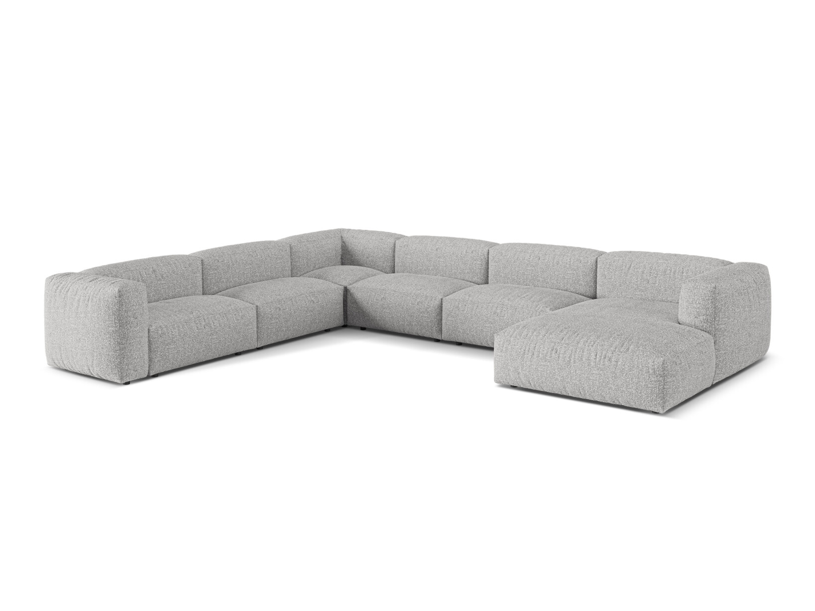 Modularna kotna sedežna garnitura Sorcoro 132 (Monet Silver)