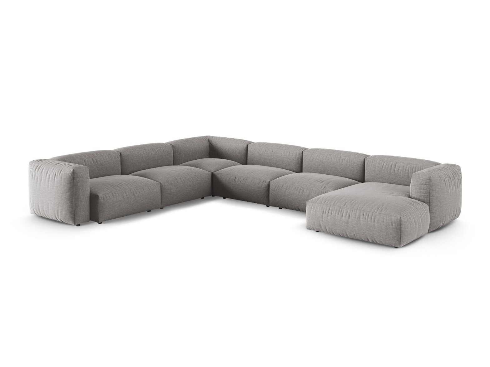 Modularna kotna sedežna garnitura Sorcoro 133 (Boston Light Grey)