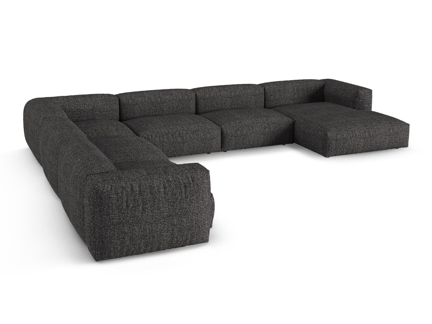 Modularna kotna sedežna garnitura Sorcoro 133 (Monet Anthracite)