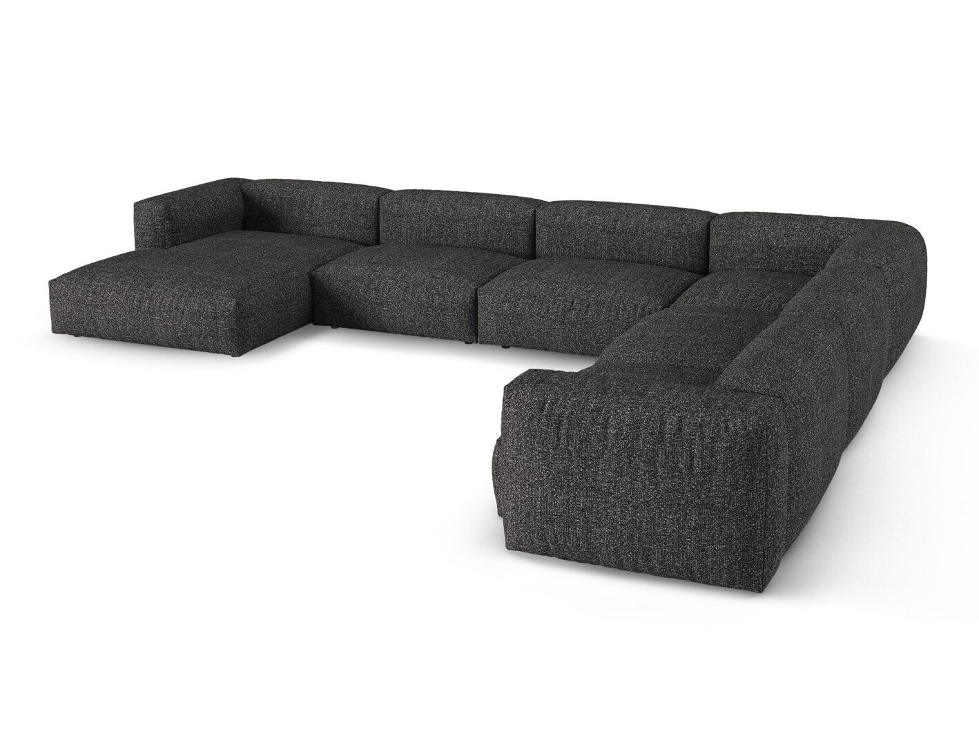 Modularna kotna sedežna garnitura Sorcoro 133 (Monet Anthracite)