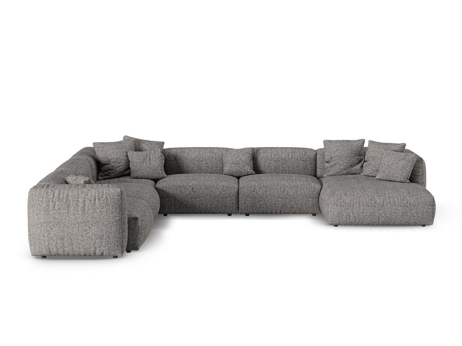 Modularna kotna sedežna garnitura Sorcoro 133 (Monet Graphite)