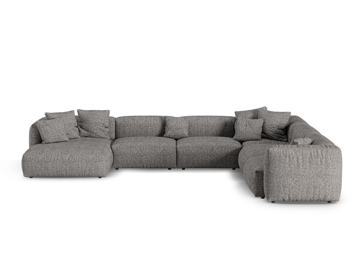 Modularna kotna sedežna garnitura Sorcoro 133 (Monet Graphite)