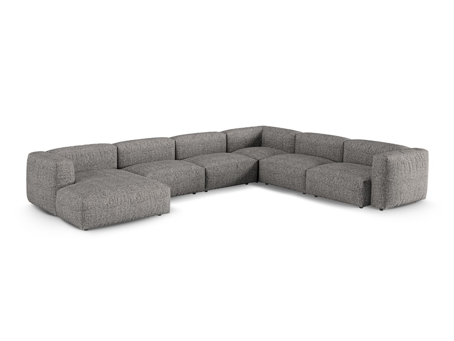 Modularna kotna sedežna garnitura Sorcoro 133 (Monet Graphite)