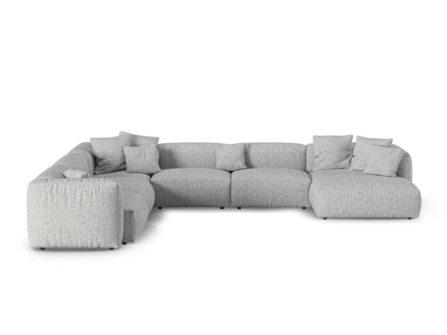 Modularna kotna sedežna garnitura Sorcoro 133 (Monet Silver)
