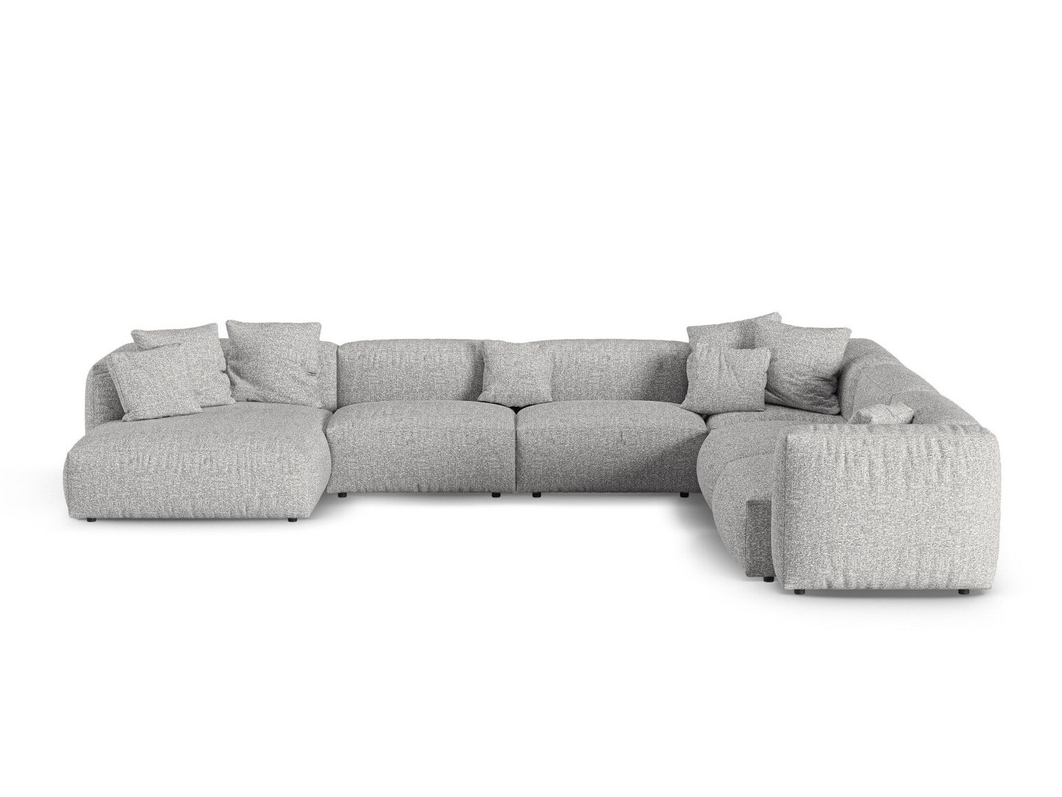 Modularna kotna sedežna garnitura Sorcoro 133 (Monet Silver)