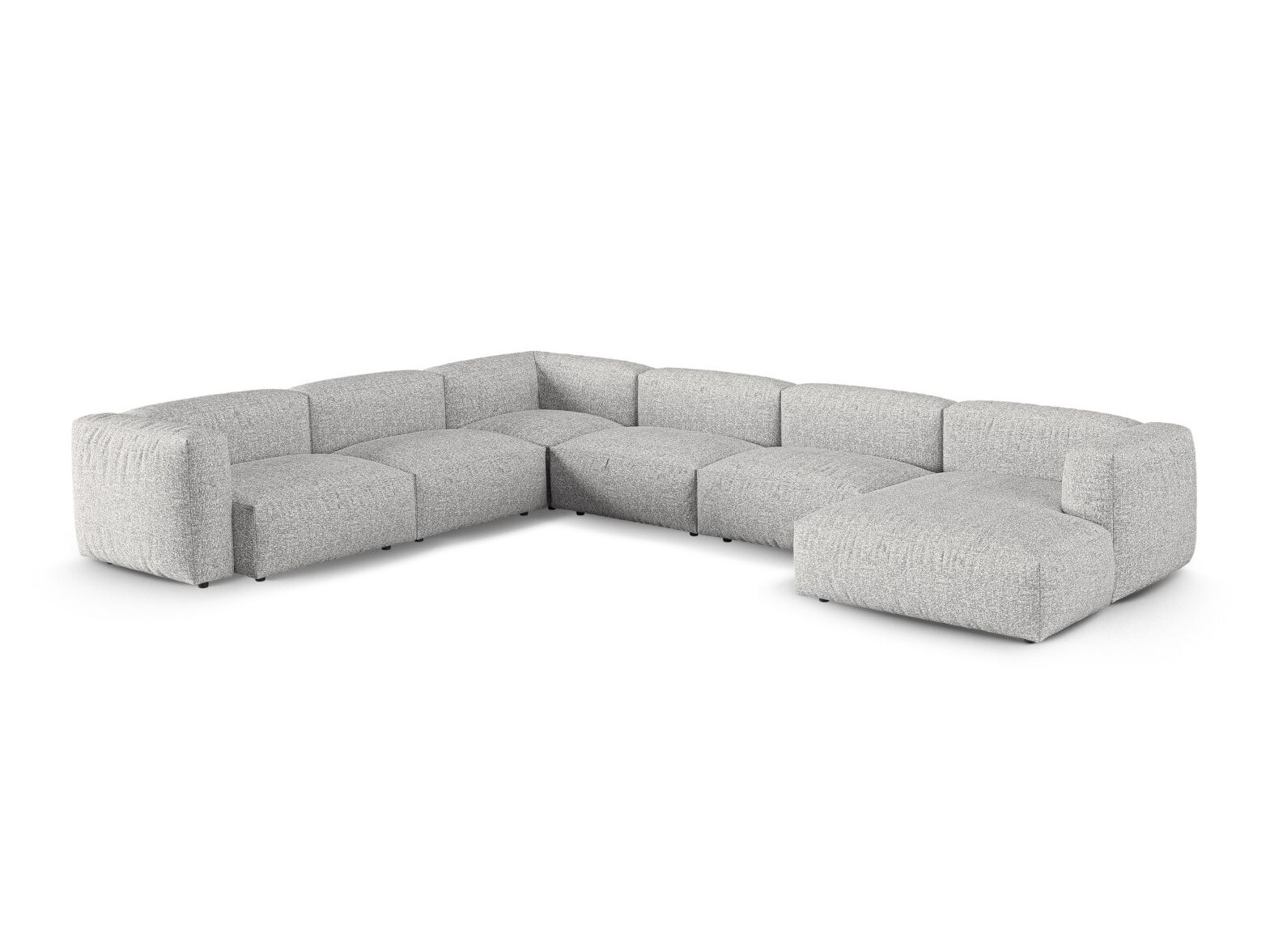 Modularna kotna sedežna garnitura Sorcoro 133 (Monet Silver)