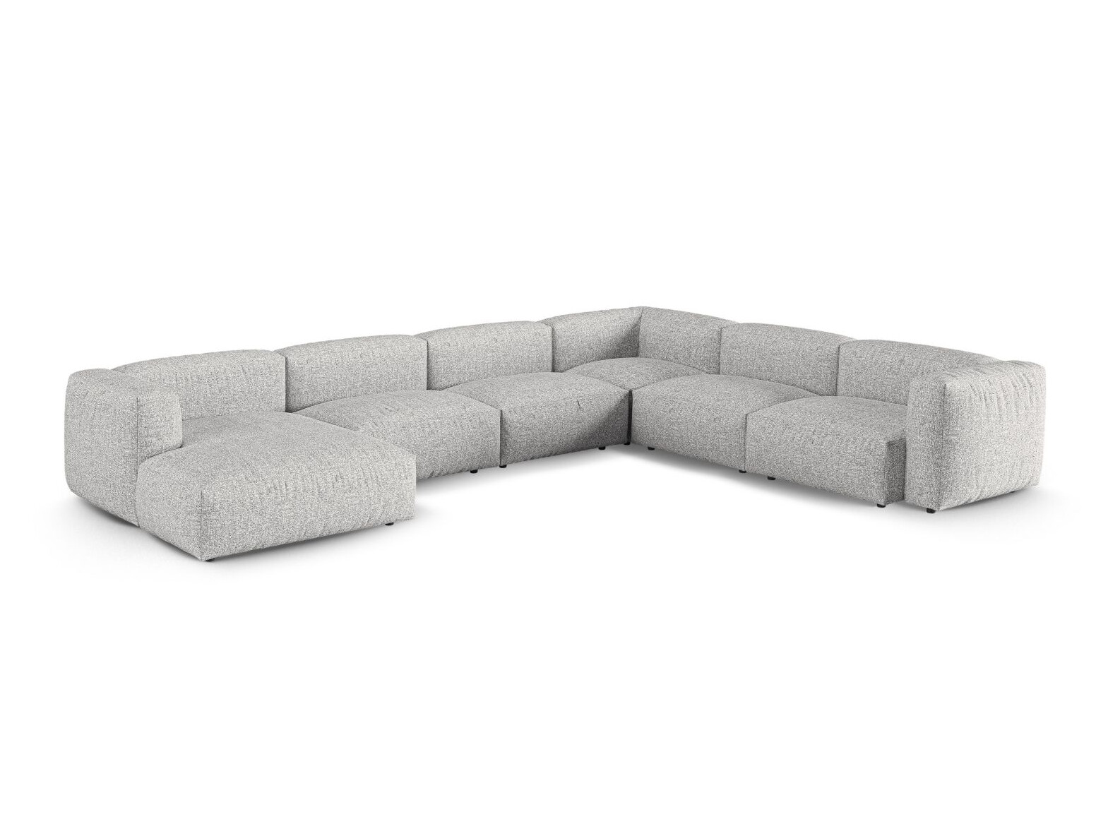Modularna kotna sedežna garnitura Sorcoro 133 (Monet Silver)