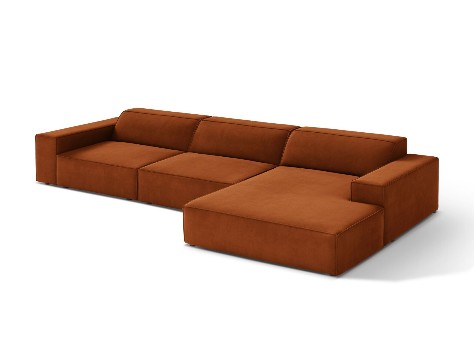 Modularna kotna sedežna garnitura Lomcalu 102 (Bluvel 4215)