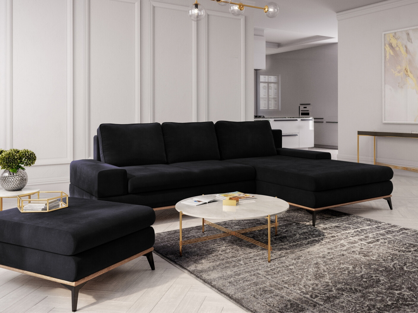 Kotna garnitura Beckley 362 (Riviera 100)