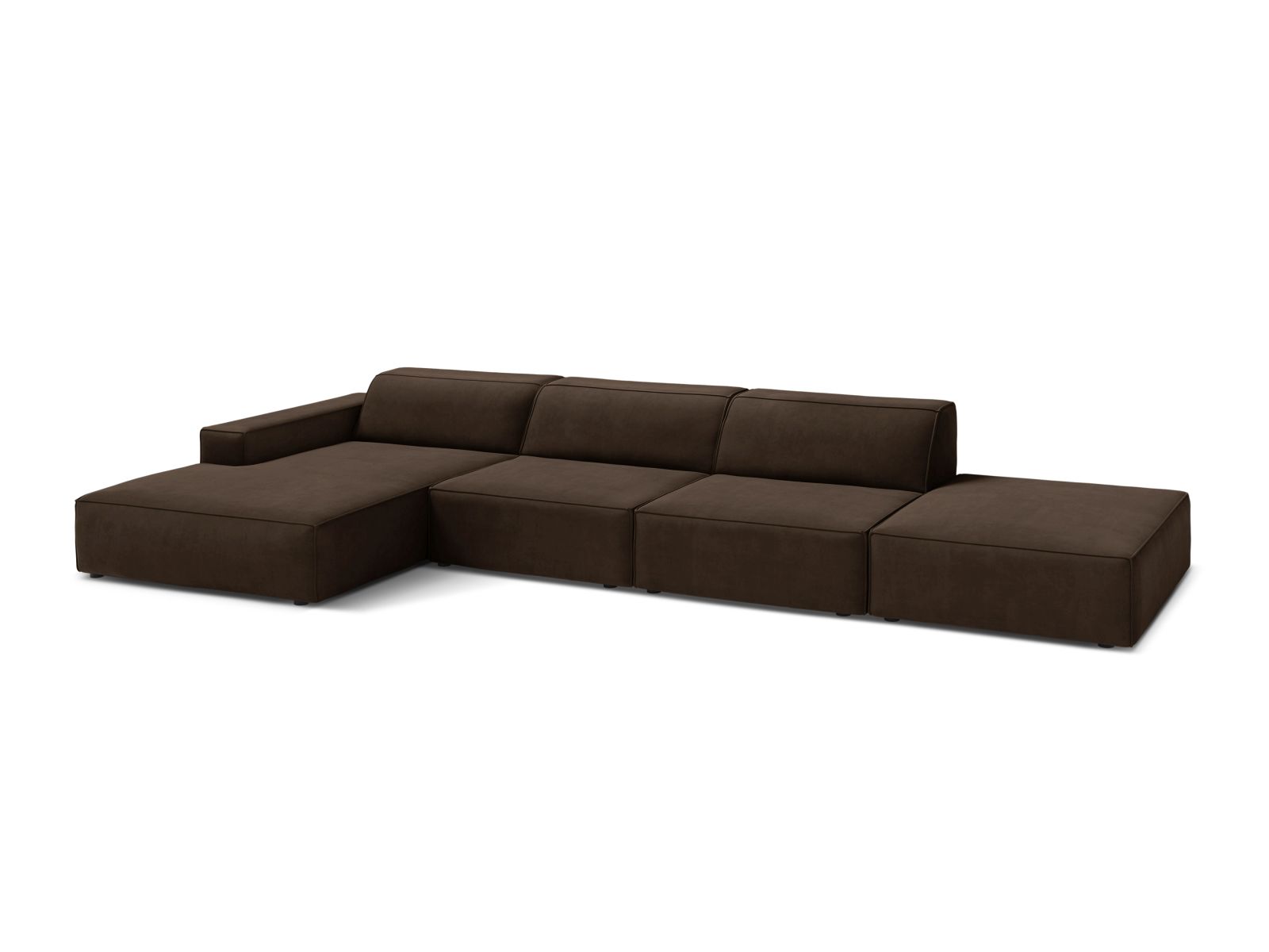 Modularna kotna sedežna garnitura Lomcalu 109 (Bluvel 48)