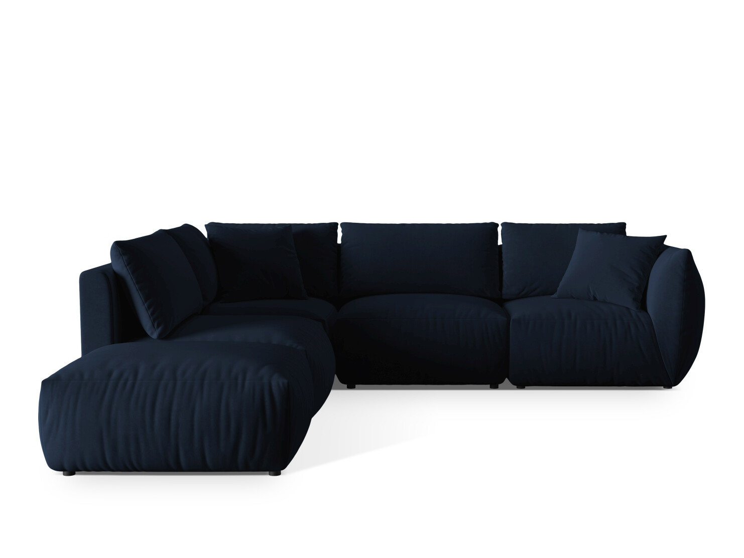 Modularna kotna sedežna garnitura Ruvmone 108 (Casino Deep Blue)