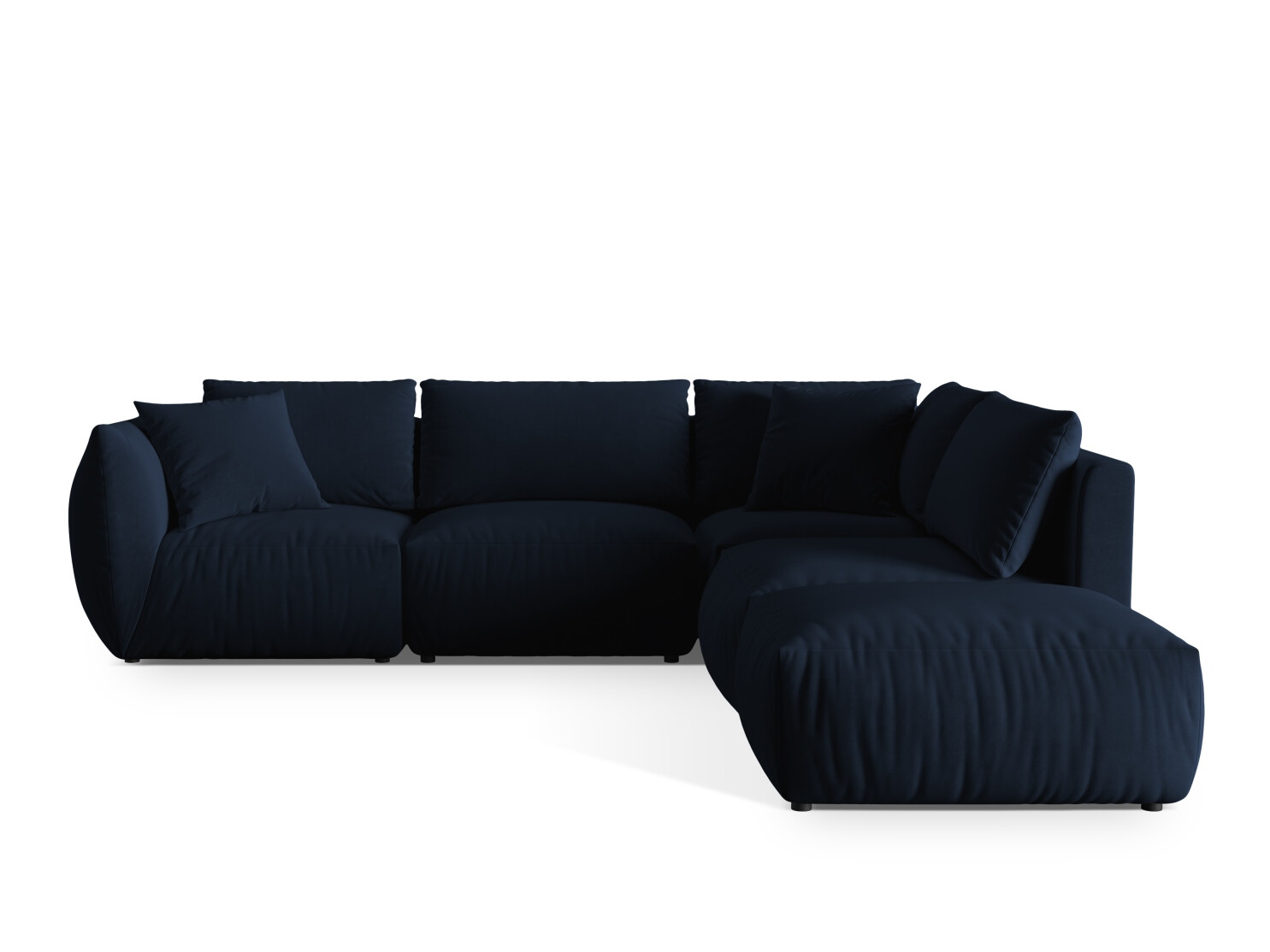 Modularna kotna sedežna garnitura Ruvmone 108 (Casino Deep Blue)