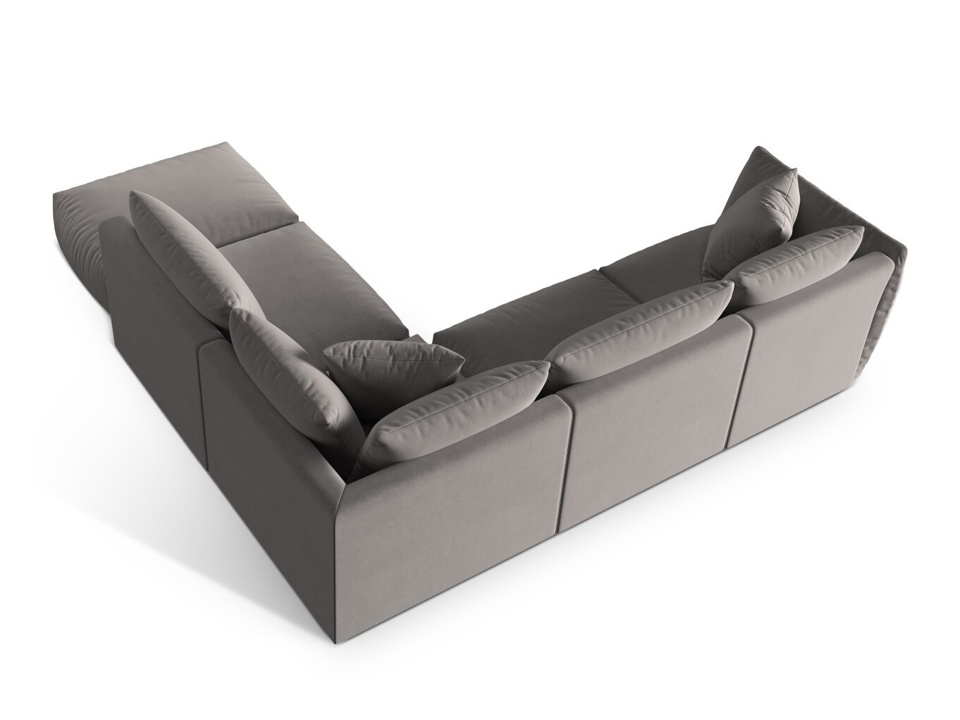 Modularna kotna sedežna garnitura Ruvmone 108 (Casino Stone)