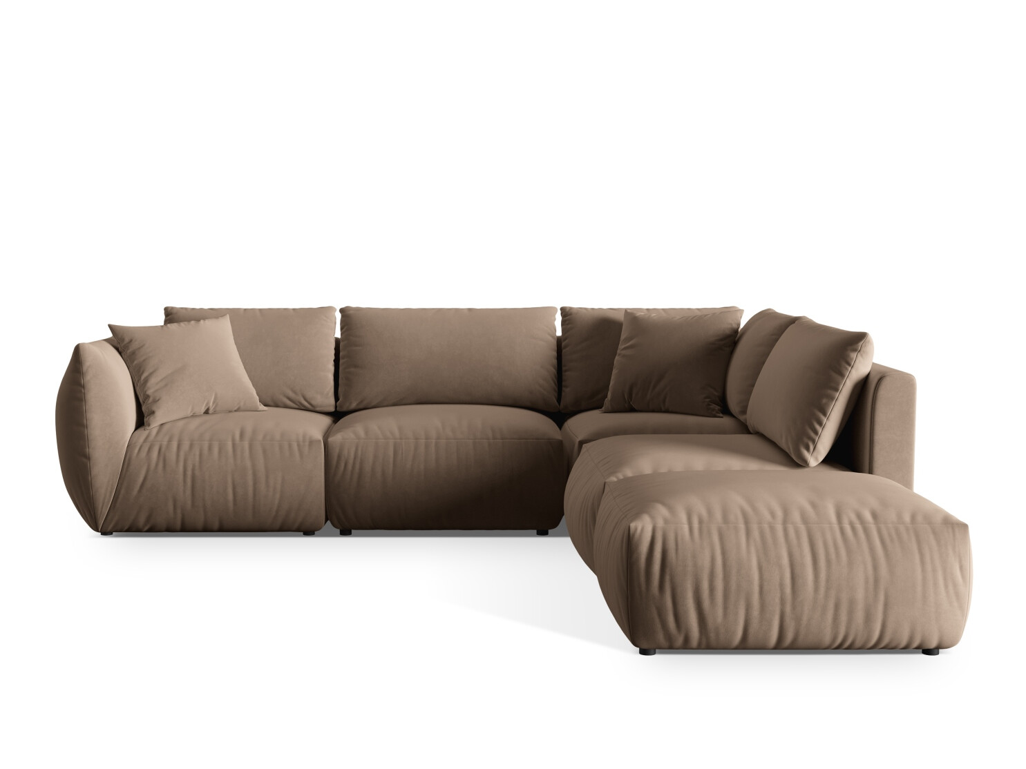 Modularna kotna sedežna garnitura Ruvmone 108 (Casino Taupe)