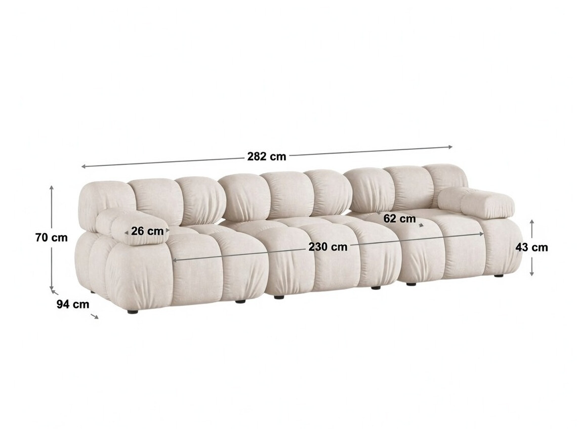 Modularni kavč Caltenu 107 (Bluvel 48)