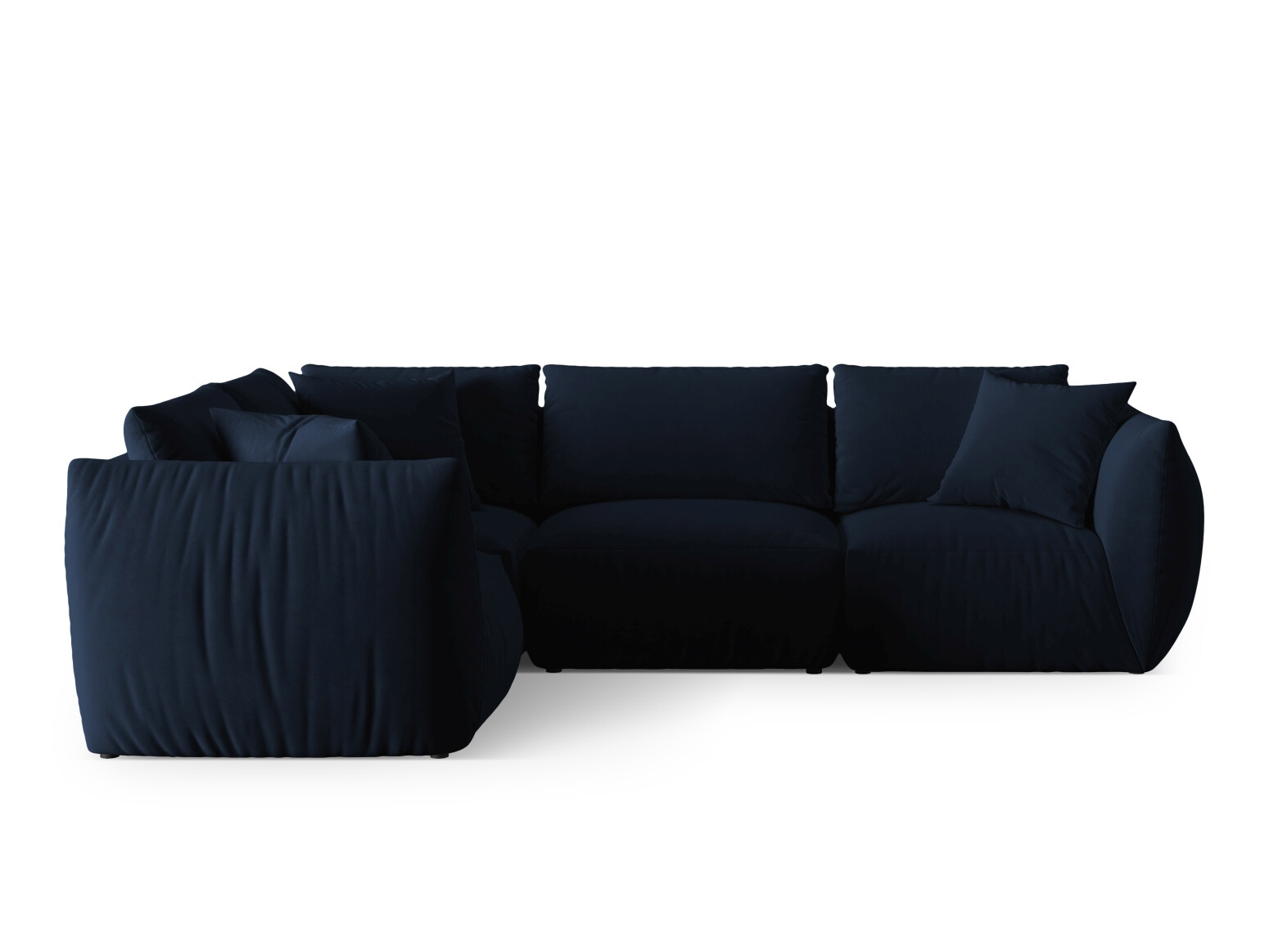 Modularna kotna sedežna garnitura Ruvmone 109 (Casino Deep Blue)