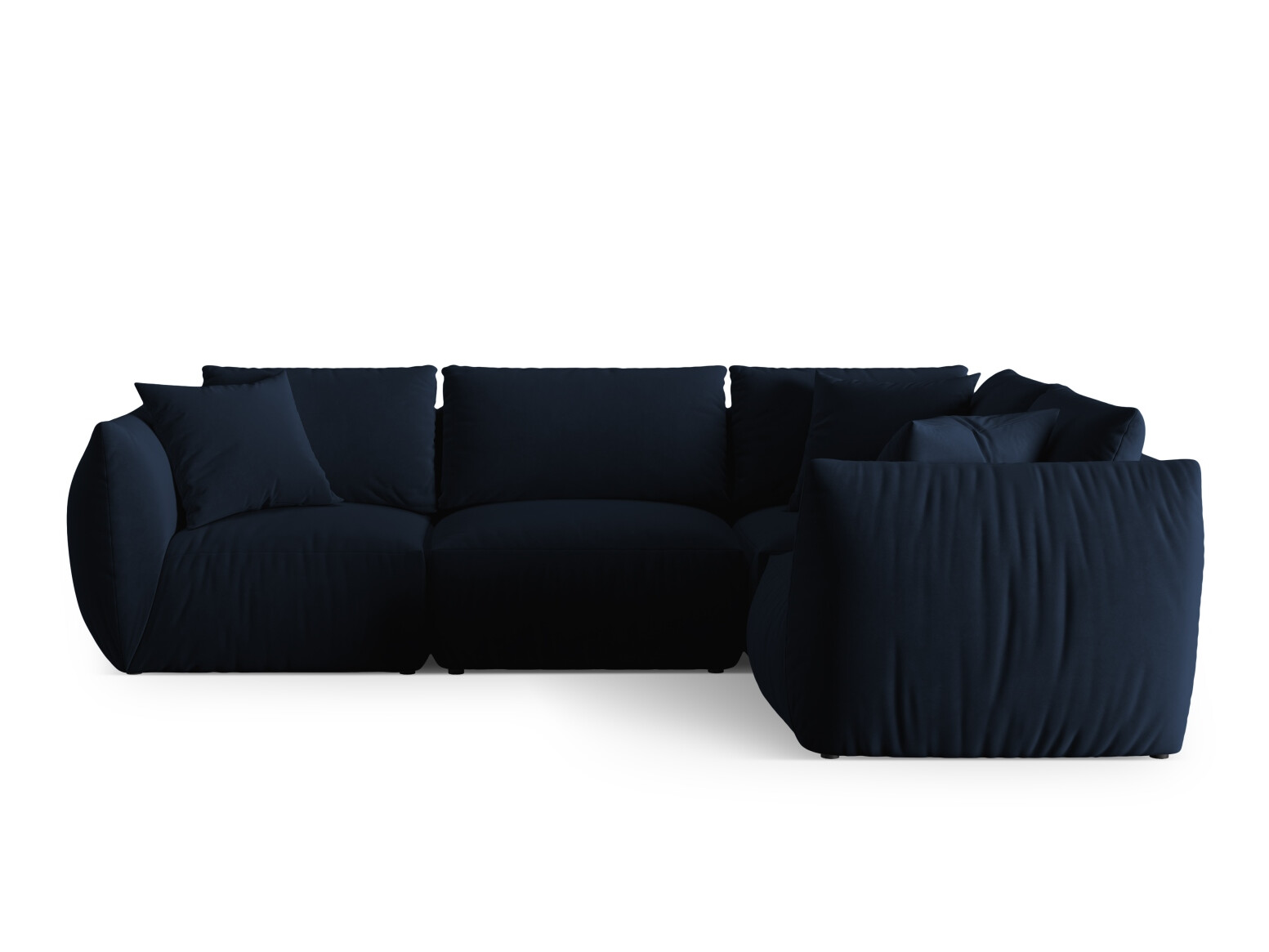Modularna kotna sedežna garnitura Ruvmone 109 (Casino Deep Blue)