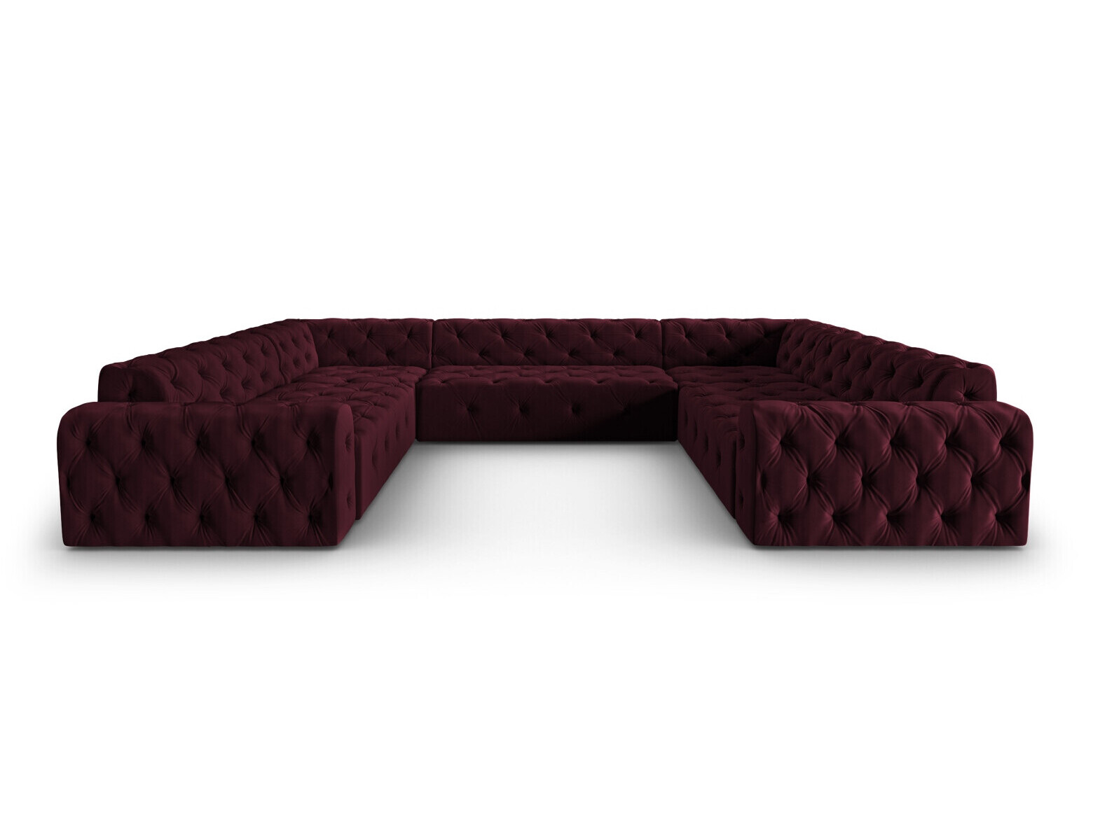 Chesterfield kotna garnitura Beckley 366 (Opera Bordeaux)