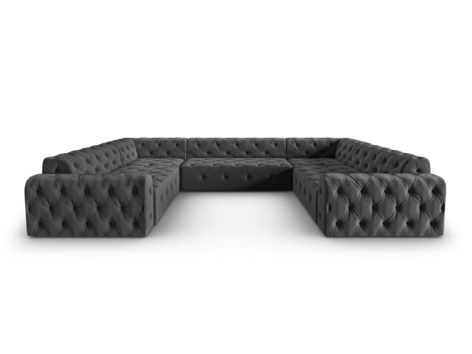 Chesterfield kotna garnitura Beckley 366 (Opera Grafit)