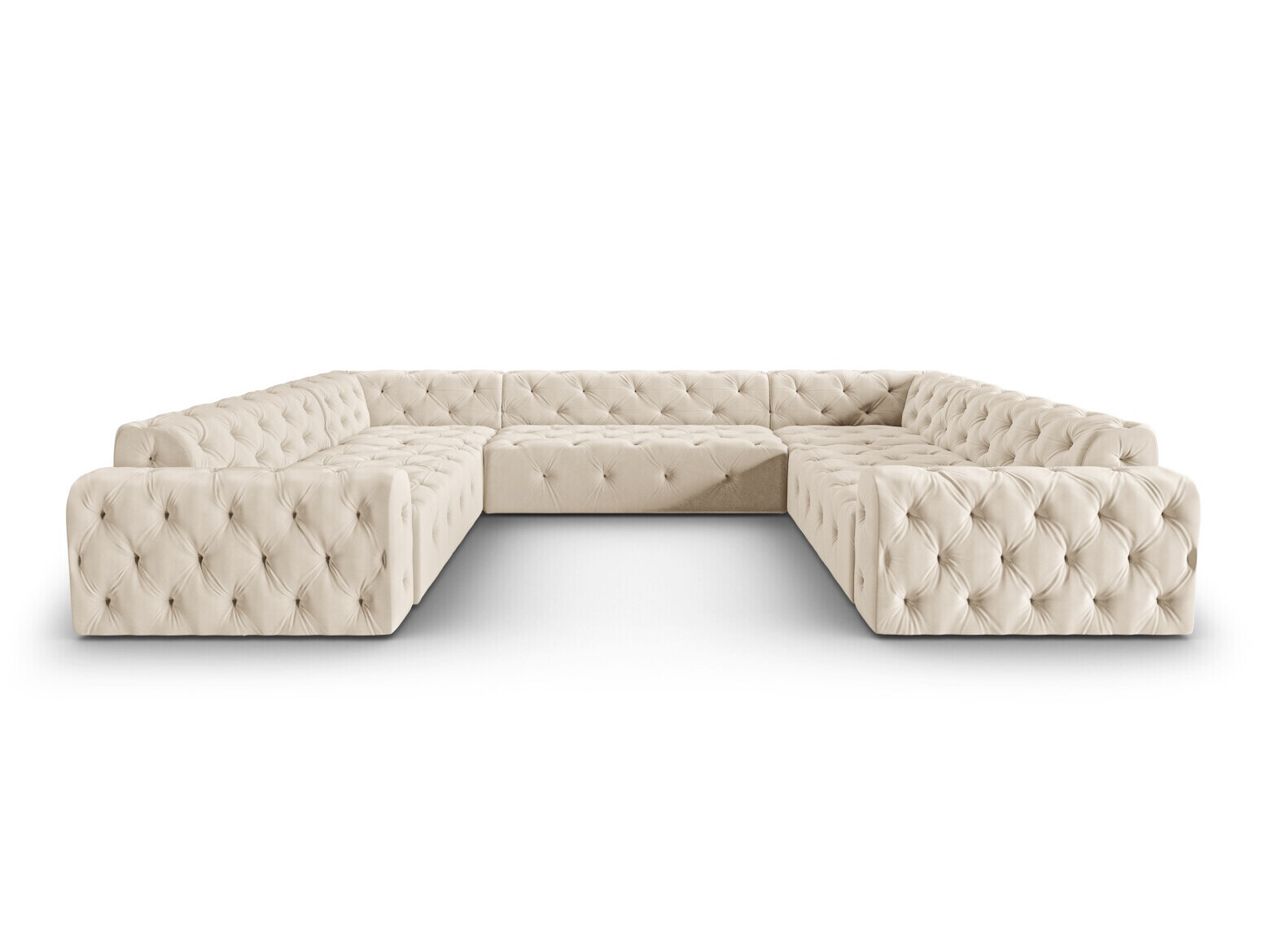 Chesterfield kotna garnitura Beckley 366 (Opera Krema)
