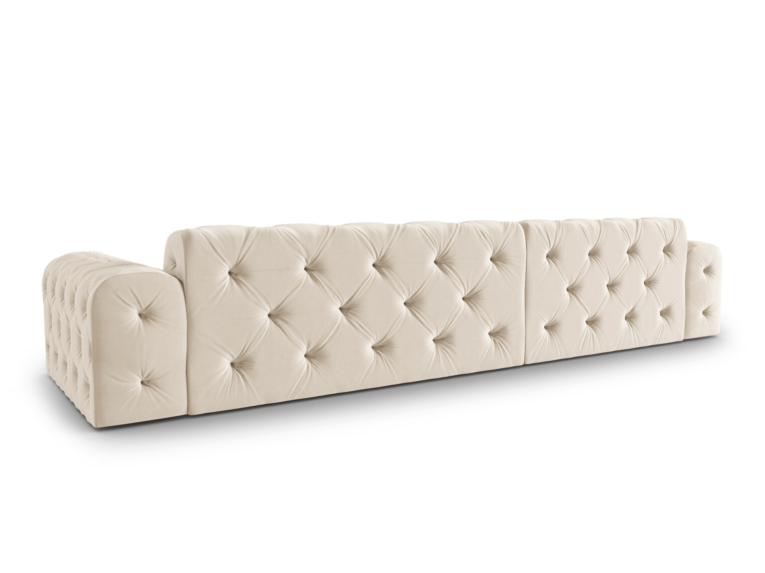 Chesterfield kotna garnitura Lartiva 103 (Opera Krema)