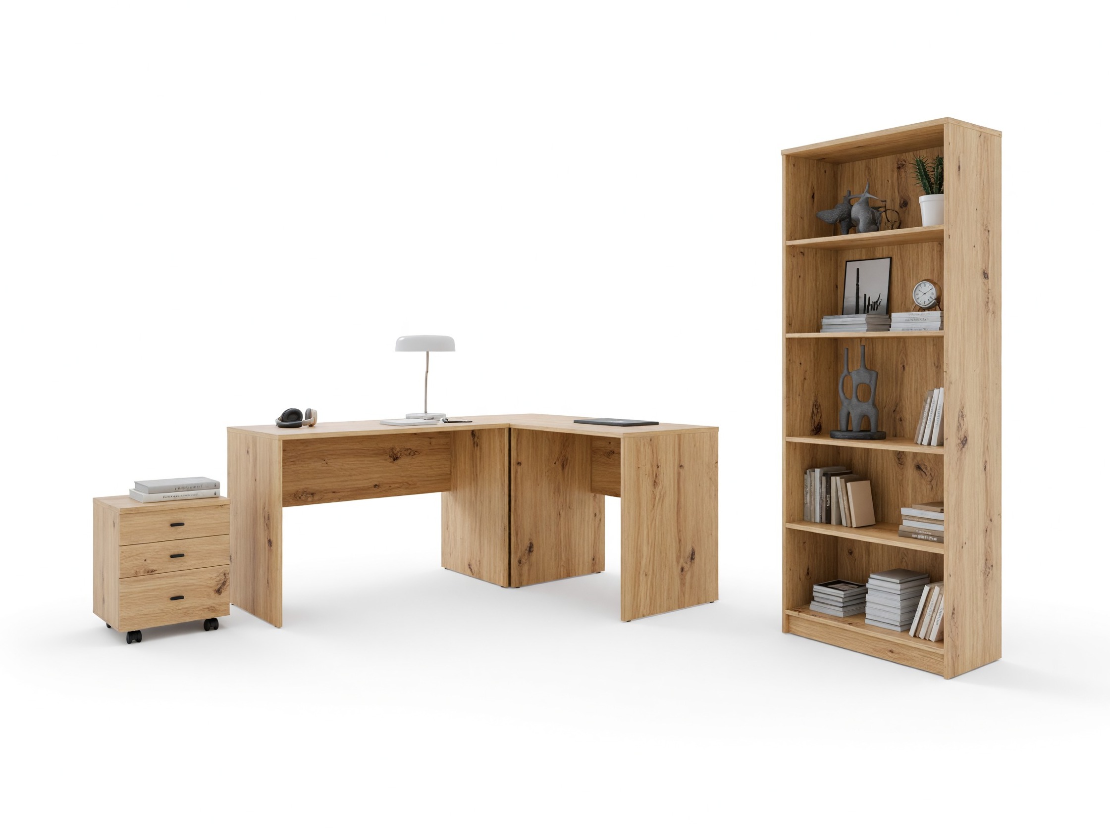 Komplet za domačo pisarno Fiofive 120 (Artisan hrast)