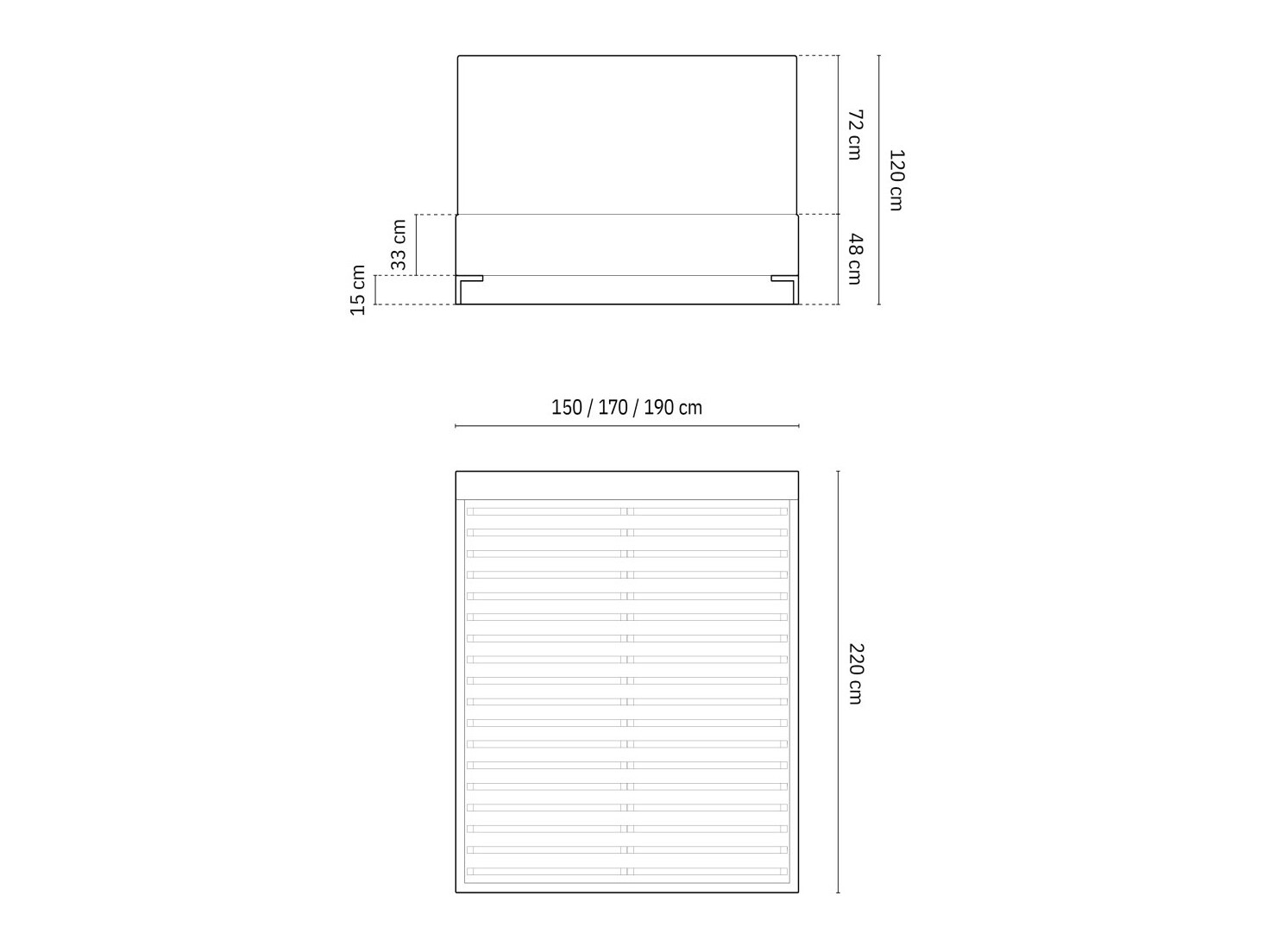 Postelja Beckley 370 (Baloo 2090)