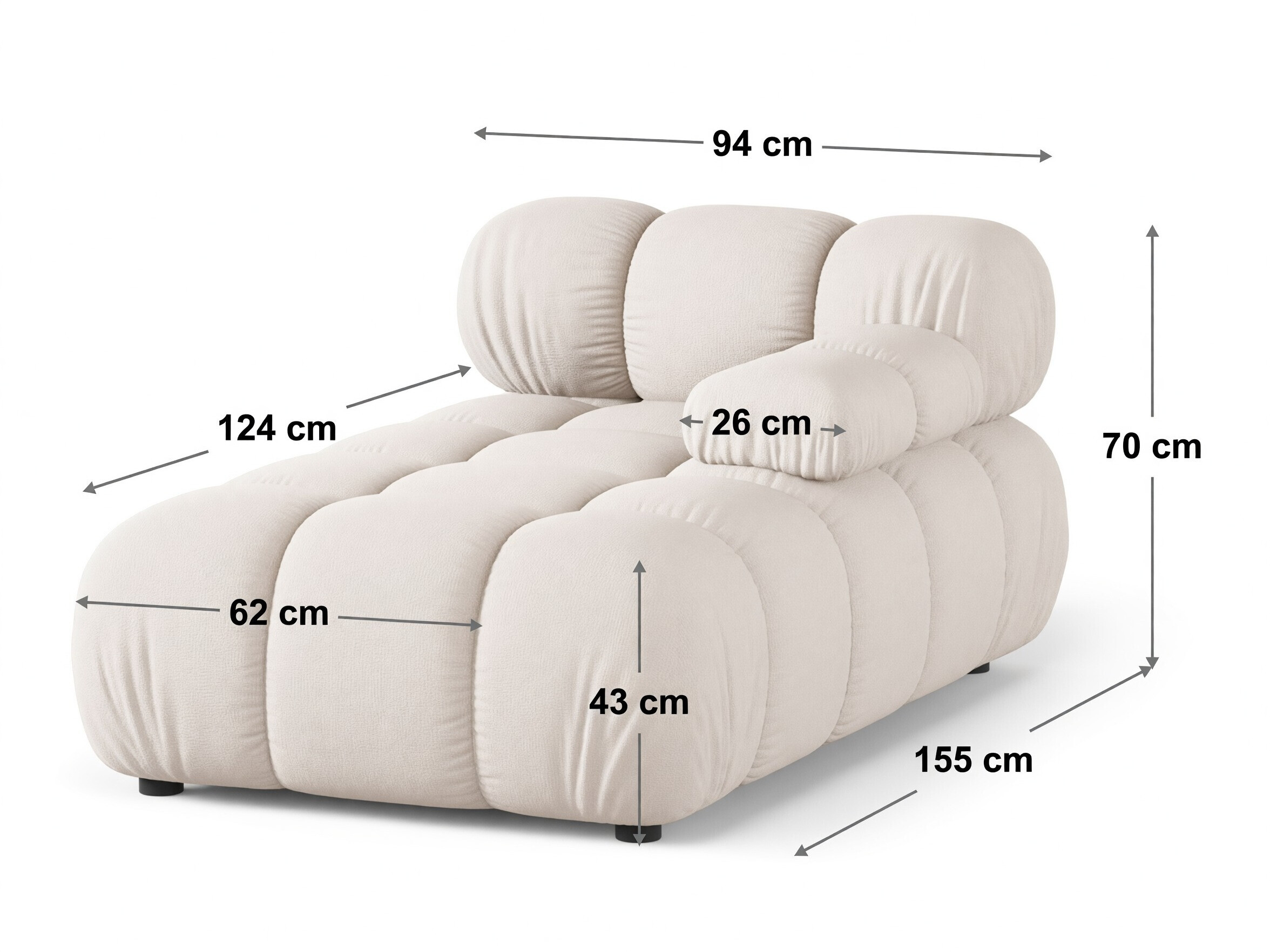 Modularni sedežni element Caltenu 103 (Rolf 14)
