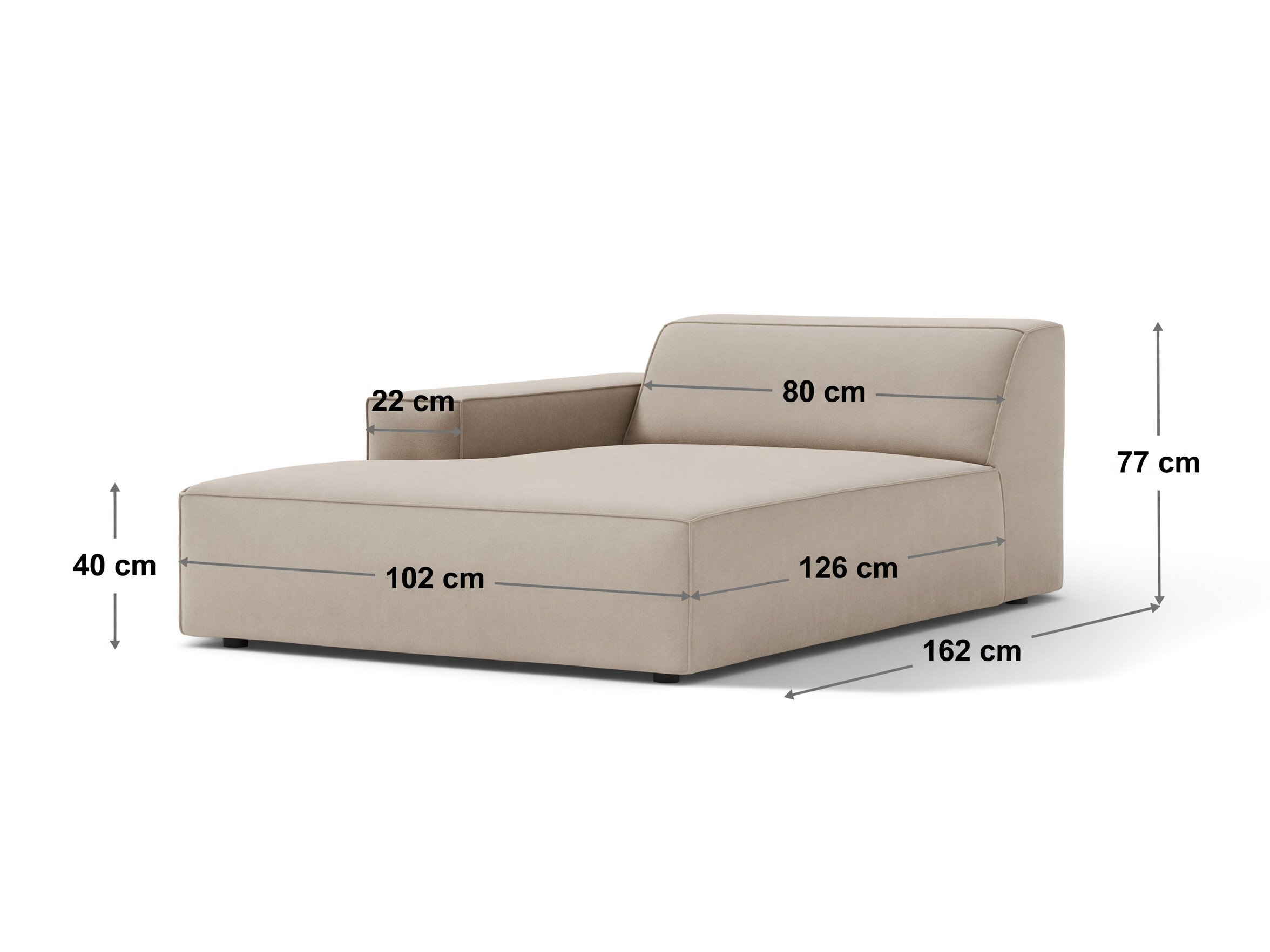 Modularni sedežni element Lomcalu 128 (Venus 2940)