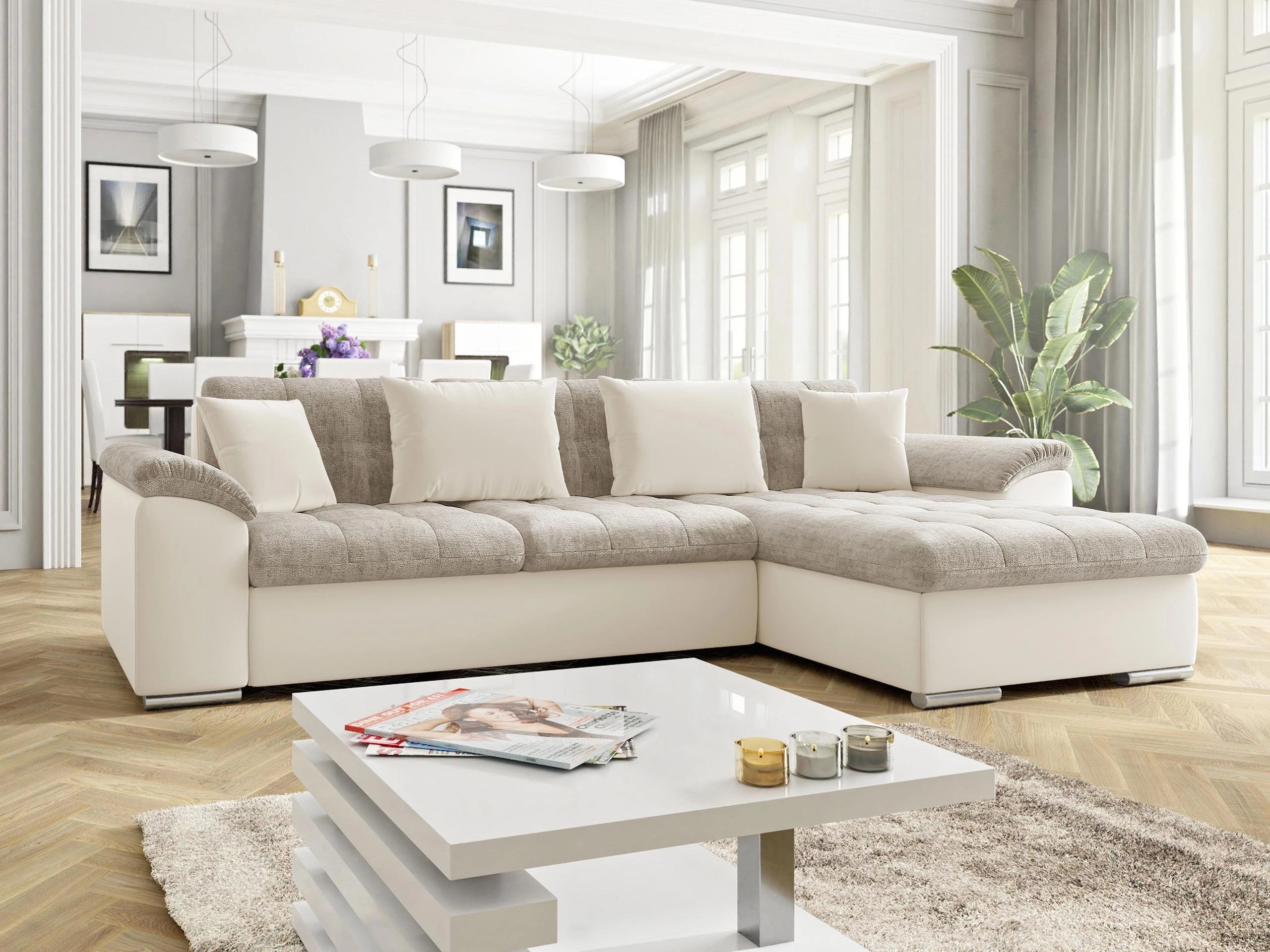 Kotna garnitura Comfivo Mica (Magic Velvet 2250 + Miu 2041)