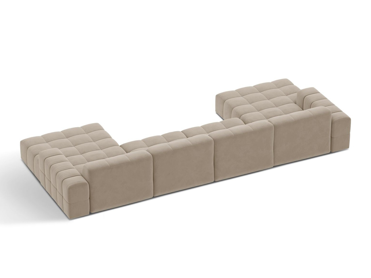Modularna kotna sedežna garnitura Somelo 100 (Bluvel 30)