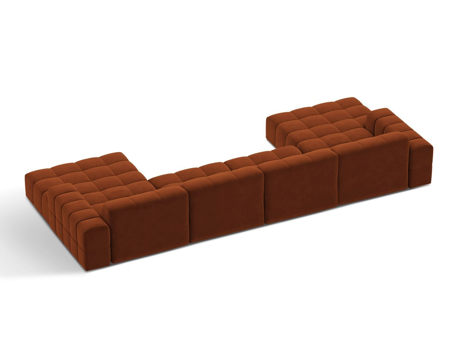 Modularna kotna sedežna garnitura Somelo 100 (Bluvel 4215)