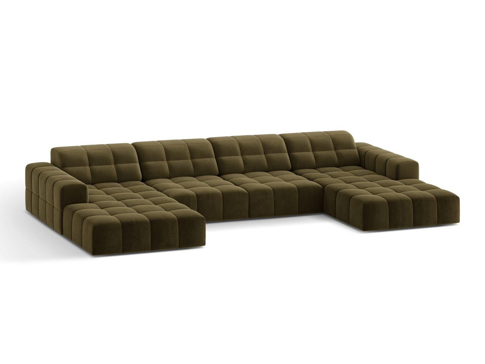 Modularna kotna sedežna garnitura Somelo 100 (Bluvel 77)