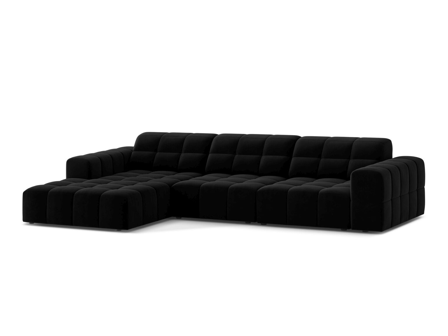 Modularna kotna sedežna garnitura Somelo 102 (Bluvel 19)