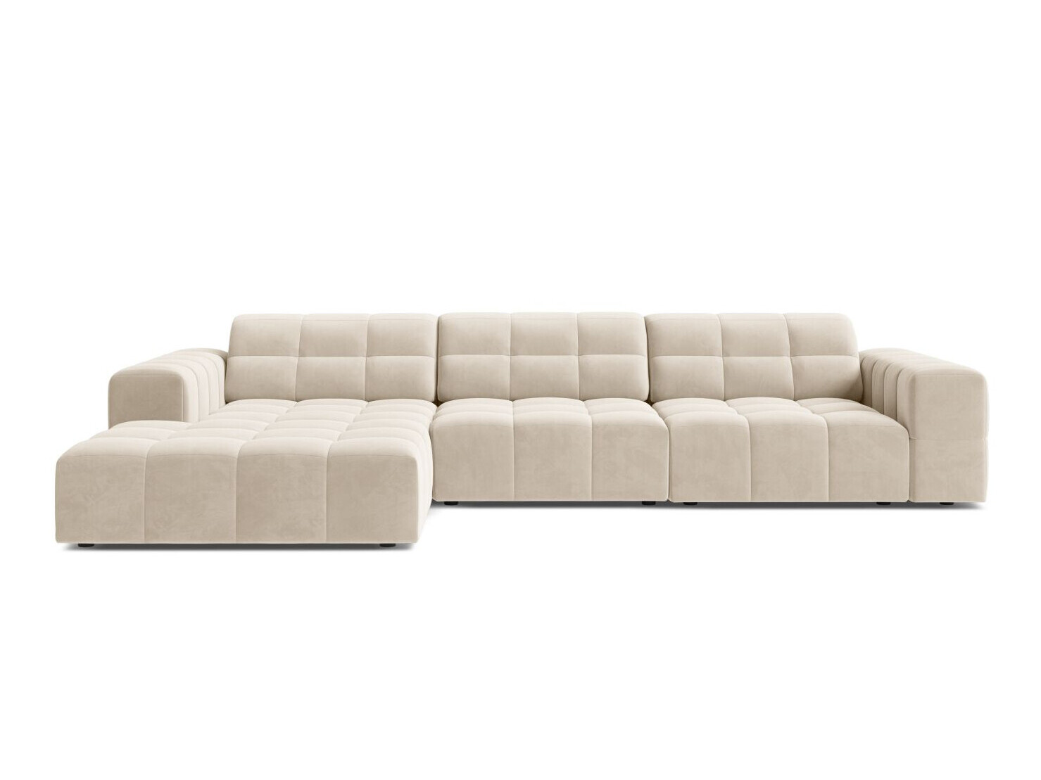 Modularna kotna sedežna garnitura Somelo 102 (Bluvel 22)