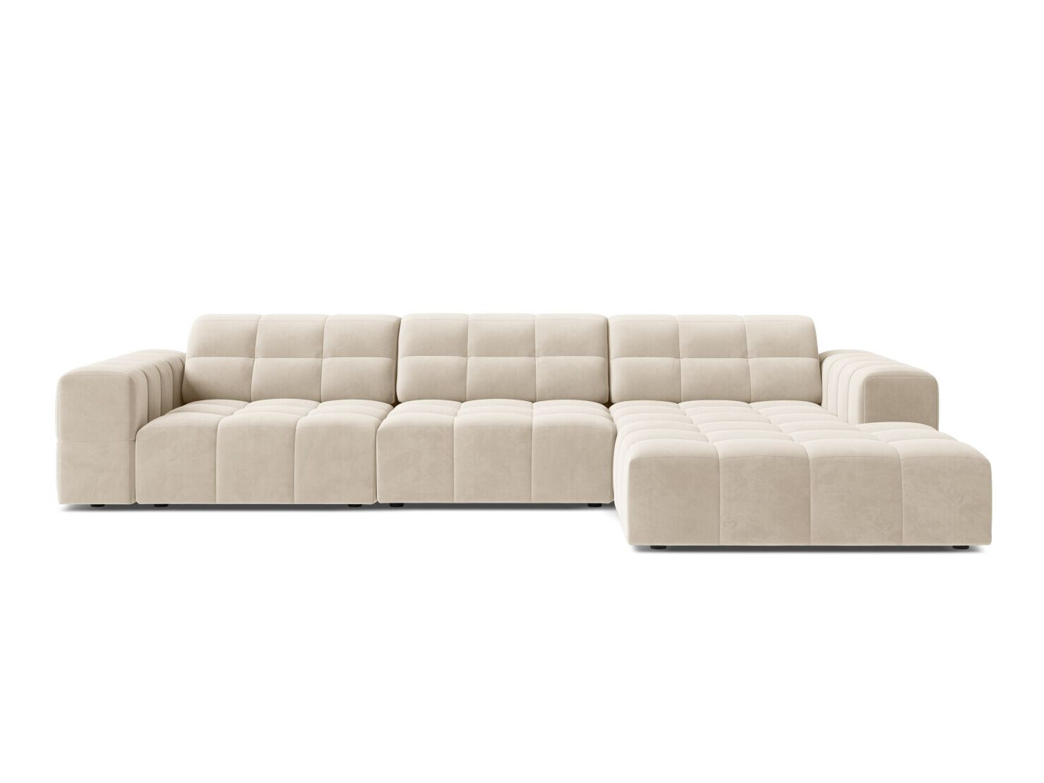 Modularna kotna sedežna garnitura Somelo 102 (Bluvel 22)