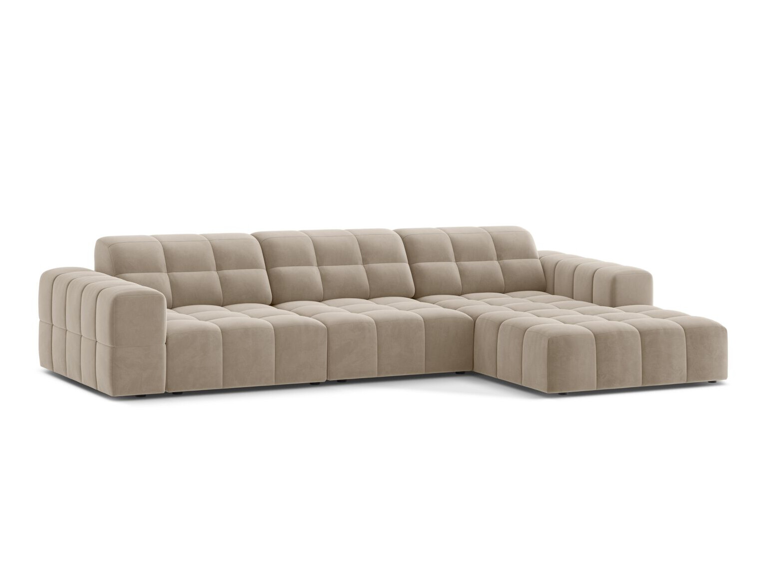 Modularna kotna sedežna garnitura Somelo 102 (Bluvel 30)