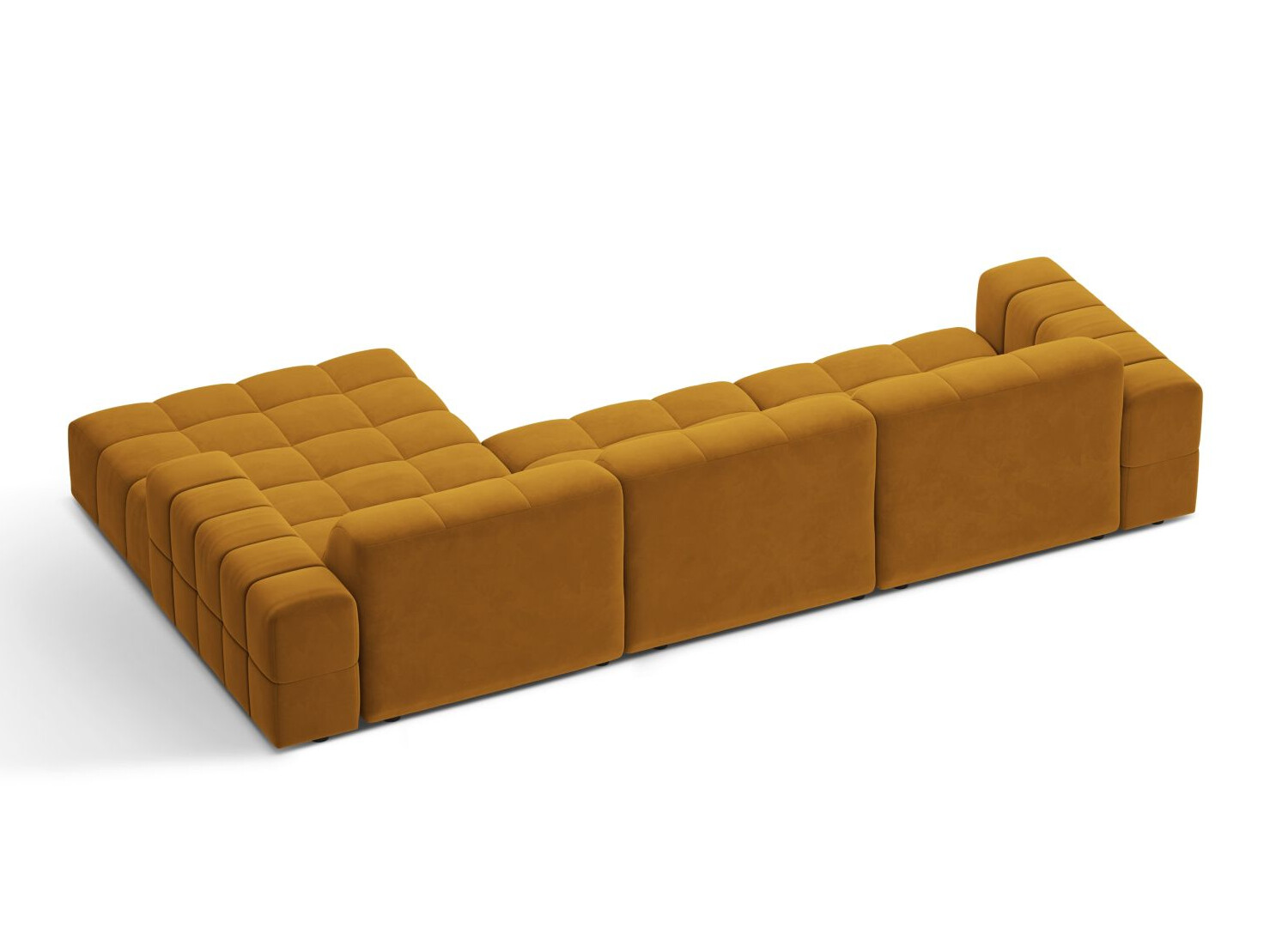 Modularna kotna sedežna garnitura Somelo 102 (Bluvel 68)