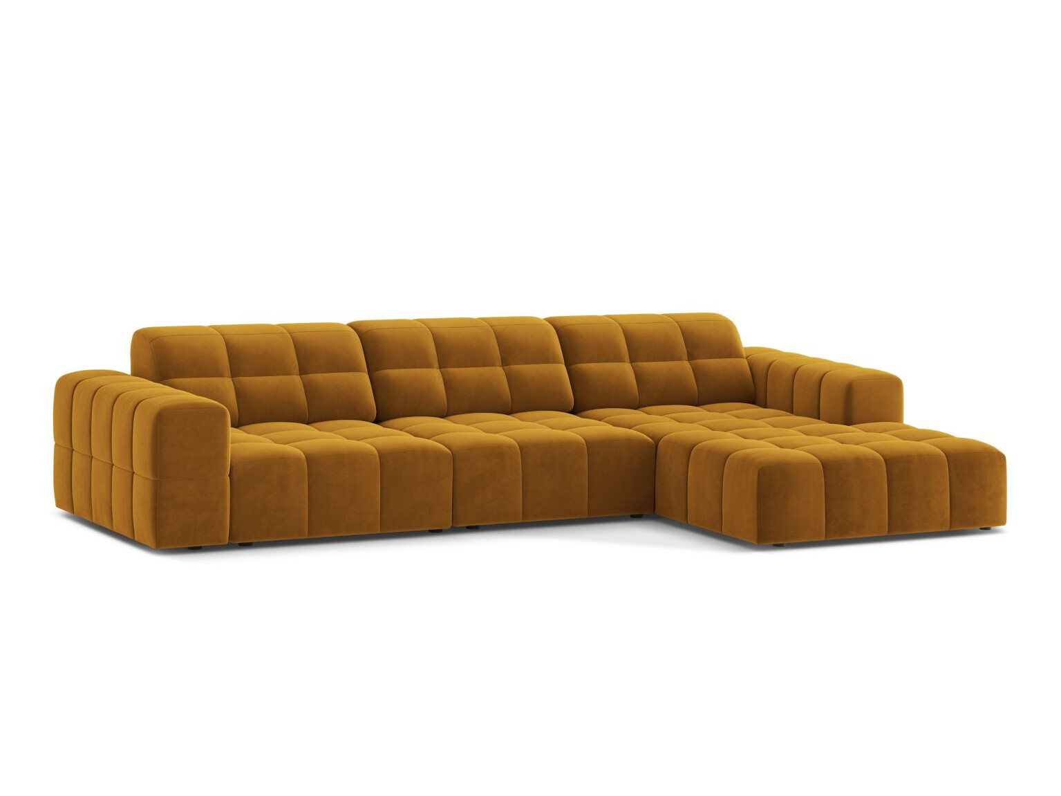 Modularna kotna sedežna garnitura Somelo 102 (Bluvel 68)